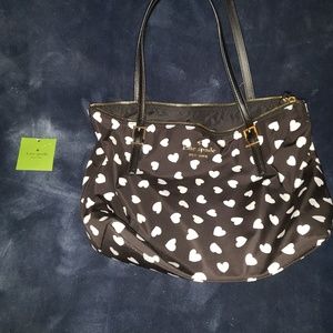 Kate Spade (AUTHENTIC/NEW) Heart Patterned Purse